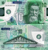 NORTHERN IRELAND, 10 POUNDS, 2017, P214, DANSKE BANK, POLYMER, UNC - 10 Ponden