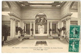 LYON EXPOSITION INTERNATIONALE 1914 INTERIEUR DU SALON PARISIEN - Lyon 8