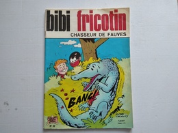 BIBI FRICOTIN  N° 37  CHASSEURS DE FAUVES  REED PAPIER PLASTIFIE 1969 S.P.E    TBE - Bibi Fricotin