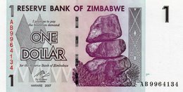 ZIMBABWE 1 DOLLAR 2007 P-65 UNC - Simbabwe