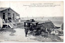 62 - SANGATTE-PLAGE - Passage Conduisant à La Mer - Endroit Où Partit Le Célèbre Nageur Anglais Wolffe ... - Sangatte