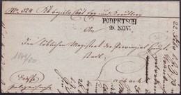 Podpetsch (Podpeč, Slovenia), 1849, Complete Ex-offo Letter - ...-1850 Préphilatélie