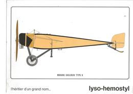 Morane Saulnier Type G - Publicité Lyso Hemostyl - Matériel Et Accessoires