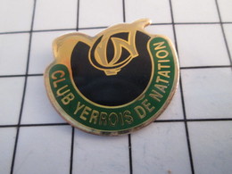 816a Pin's Pins / Beau Et Rare / THEME : SPORTS / NATATION CLUB YERROIS Le Club De Demain ! - Natation