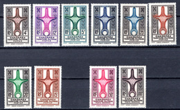 1948 - FEZZAN - Unif.  Nr. 46/53 + A6/7 - NH -  (W19022012.14.) - Fezzan & Ghadames