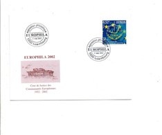 LUXEMBOURG EXPO PHILATELIQUE EUROPHILA 2002 - Maschinenstempel (EMA)