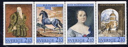 SWEDEN 1987 Gripsholm Castle Art MNH / **.  Michel 1446-49 - Unused Stamps