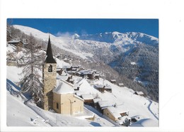 24490 - Val D'Anniviers Chandolin Eglise En Hiver (format 10X15) - Chandolin