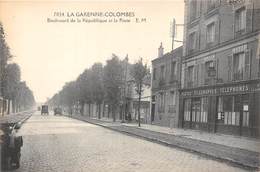 92-LA-GARENNE-COLOMBES- BLD DE LA REPUBLIQUE ET LA POSTE - La Garenne Colombes