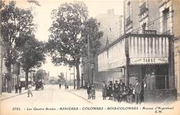 92-ASNIERES-COLOMBES-BOIS-COLOMBES- LES QUATRE ROUTES AVENUE D'ARGENTEUIL - Asnieres Sur Seine
