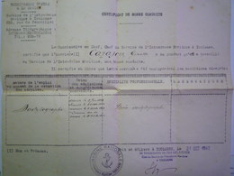 2020 - 4859  Secrétariat D'Etat à La Marine :  Certificat De Bonne Conduite  TOULOUSE  1942   XXX - Zonder Classificatie