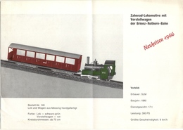 Catalogue BEVI Bevilacqua Basel Neuheiten 1966 Messing Modelle - Allemand