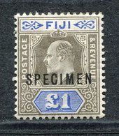 Fidji - N° 57 * - Neuf Avec Charnière - Spécimen - Fidschi-Inseln (...-1970)