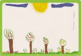 1987 Pocket Calendar Calandrier Calendario Portugal Children Les Enfants Pinturas Paintigs Desenho Drawing Arte Infantil - Grand Format : 1981-90