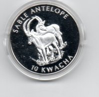 MALAWI 10 KWACHA 2003 PROOF ANTILOPE VAN AFRIKA SABELANTILOOP DAMAGE ONLY ON CAPSEL - Malawi