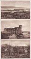 Pf. DUNVEGAN Castle. 3 Postcards - Ross & Cromarty