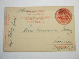 1914 , Ganzsache Aus "Scias" - Storia Postale