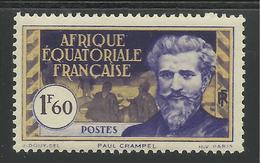 AFRIQUE EQUATORIALE FRANCAISE - AEF - A.E.F. - 1939 - YT 84** - Unused Stamps