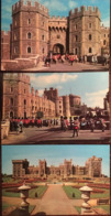 3 Cpsm, Windsor Castle - The East  Terrace - Band Of The Grenadier Guards - Henry VIII Gateway, Unused, ENGLAND - Windsor Castle