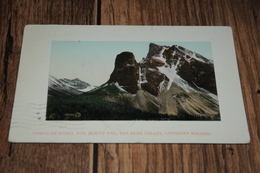 3652-              CANADA, ALBERTA, TEN PEAK VALLEY, TOWER OF BABEL AND MOUNT FAY - Banff
