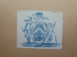 Petit Ex-libris Héraldique XIXème - MELLINET - Ex-libris