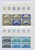 !!! ST PIERRE & MIQUELON ESSAIS DE COULEUR EN BLOCS DE 6 SERIE N°414/416 NON DENTELES NEUFS ** - 4 SCANS - Imperforates, Proofs & Errors