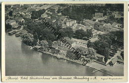Strausberg - Panorama - Strandhotel Schützenhaus Am Straussee Inhaber Max Müller - Verlag Max O'Brien Berlin 30er Jahre - Strausberg