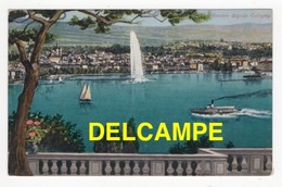 DF / SUISSE / GENÈVE / VUE GENERALE DEPUIS COLOGNY / 1922 - Cologny