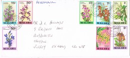 36269. Carta Aerea BLANTYRE (Malawi) 1980. Flowers Stamps, Flores - Malawi (1964-...)