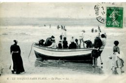 N°6452 T -cpa Le Touquet Paris Plage -la Plage- - Le Touquet