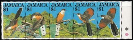 1982 Jamaica Lizard Cuckoo Set (** / MNH / UMM) - Kuckucke & Turakos