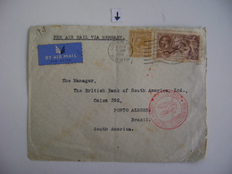 ENGLAND - LETTER SENT FROM LONDON TO PORTO ALEGRE (BRAZIL) IN 1936 IN THE STATE - Brieven En Documenten