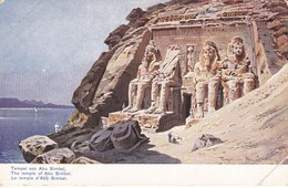 POSTAL DE EL TEMPLO DE ABU SIMBEL (EGIPTO) - Temples D'Abou Simbel