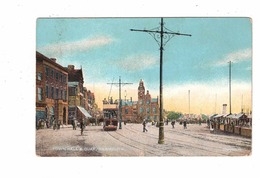 YARMOUTH, Norfolk, England, Town Hall & Quay, Trolley, 1912 Postcard - Great Yarmouth