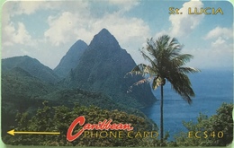 SAINTE LUCIE  -  Phonecard  - Cable & Wireless  -  EC $ 40 - Santa Lucia