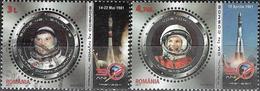 2011 - FIRST ROMANIAN IN COSMOS (DUMITRU DORIN PRUNARIU & IURI GAGARIN) - Used Stamps