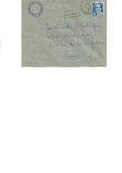 LETTRE OBLITERATION DAGUIN  " BEAUFORT EN VALLEE -SON MUSEE -SON EGLISE -SES FLEURS -1953 - Sellado Mecánica (Otros)