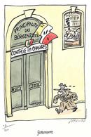 PETILLON  -  Ex-libris "Enquête Au Paradis"  (signé) - Illustratoren P - R