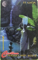 SAINTE LUCIE  -  Phonecard  - Cable & Wireless  -  The People Of St. Lucia  -  EC $ 10 - Saint Lucia