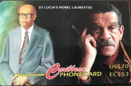 SAINTE LUCIE  -  Phonecard  - Cable & Wireless  -  Sir Arthur Lewis ..  -  US $ 20  -  EC $ 53 - Saint Lucia