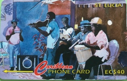 SAINTE LUCIE  -  Phonecard  - Cable & Wireless   - The People Of St. Lucia  -  EC $ 40 - St. Lucia