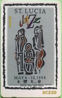 SAINTE LUCIE  -  Phonecard  - Cable & Wireless   - St Lucia Jazz May 1998  -  EC $ 20 - Santa Lucía