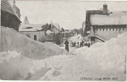 CENSEAU   JURA  39- CPA  HIVER 1907 - Sonstige & Ohne Zuordnung