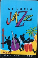 SAINTE LUCIE  -  Phonecard  - Cable & Wireless   - St Lucia Jazz May 1997  -  EC $ 40 - St. Lucia