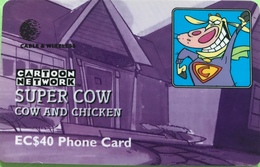 SAINTE LUCIE  -  Phonecard  - Cable & Wireless   - Super Cow  -  EC $ 40 - Santa Lucia