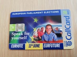 IRELAND /IERLANDE   CHIPCARD 10 UNITS EUROPEAN PARLIAMENT       ** 1074** - Ierland