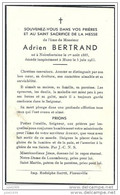 MUNO ..-- Mr Adrien BERTRAND , Né à NOIREFONTAINE En 1885 , Décédé Inopinément En 1953 à MUNO . - Florenville