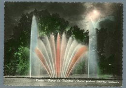 °°° Cartolina - Torino Parco Del Valentino Nuova Fontana Luminosa Notturno Nuova °°° - Parken & Tuinen