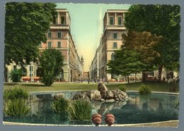 °°° Cartolina - Torino Giardini Di Piazza Carlo Felice E Via Roma Nuova °°° - Parcs & Jardins