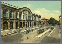 °°° Cartolina - Torino Stazione Porta Nuova Corso Vitt. E. Nuova °°° - Stazione Porta Nuova